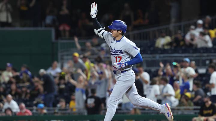 Jun 10, 2026; Pittsburgh, Pennsylvania, USA; Los Angeles Dodgers designated hitter Shohei Ohtani (17) circles the bases on a two run home run against the Pittsburgh Pirates during the ninth inning at PNC Park. Mandatory Credit: Charles LeClaire-Imagn Images Jun 10, 2026; Pittsburgh, Pennsylvania, USA; Los Angeles Dodgers designated hitter Shohei Ohtani (17) circles the bases on a two run home run against the Pittsburgh Pirates during the ninth inning at PNC Park. Mandatory Credit: Charles LeClaire-Imagn Images