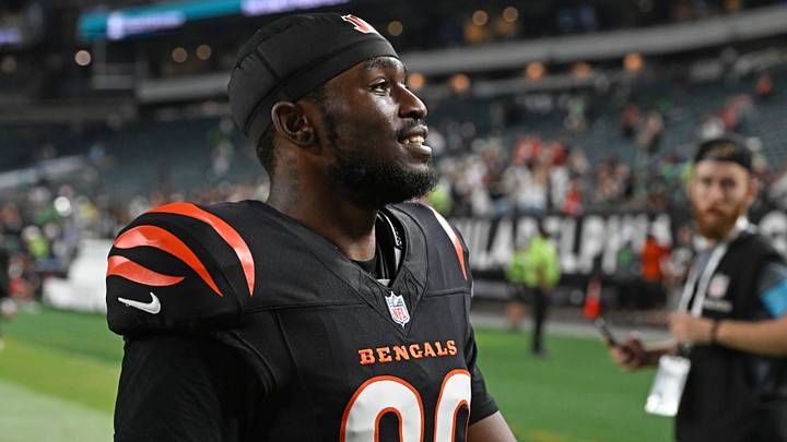 Aug 28, 2026; Philadelphia, Pennsylvania, USA; Cincinnati Bengals cornerback Josh Newton (28) walks off the field against the Philadelphia Eagles at Lincoln Financial Field. Mandatory Credit: Eric Hartline-Imagn Images