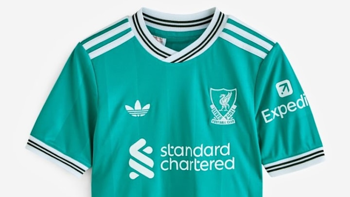 Liverpool's leaked new third kit.