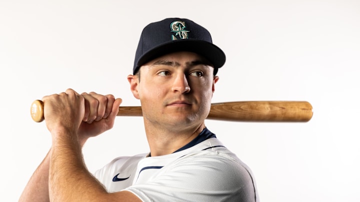 Seattle Mariners infielder Ben Williamson poses for a portrait during media day at Peoria Sports Complex on Feb. 20.