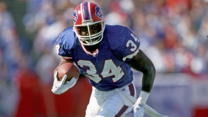 Oct 13, 1991; Orchard Park, NY, USA;  Thurman Thomas of the Buffalo Bills 