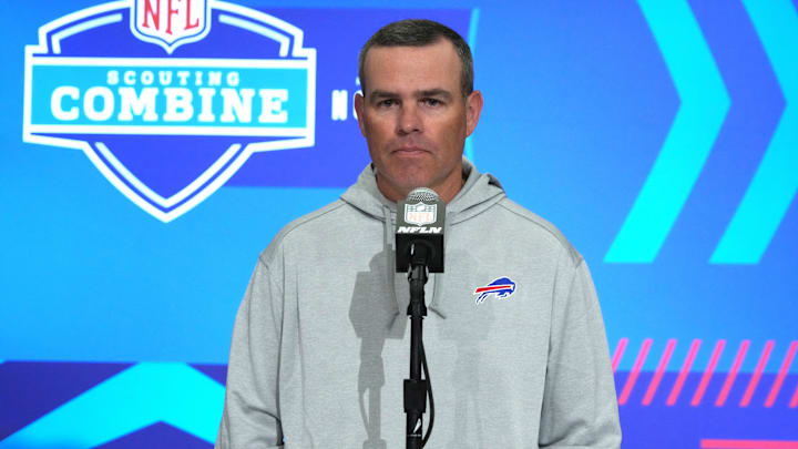 Buffalo Bills general manager Brandon Beane. Buffalo Bills general manager Brandon Beane.
