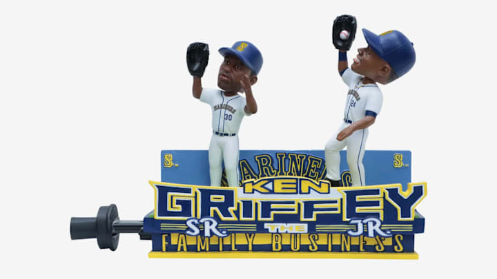 Ken Griffey Jr. stealing an out from his Dad is now a limited