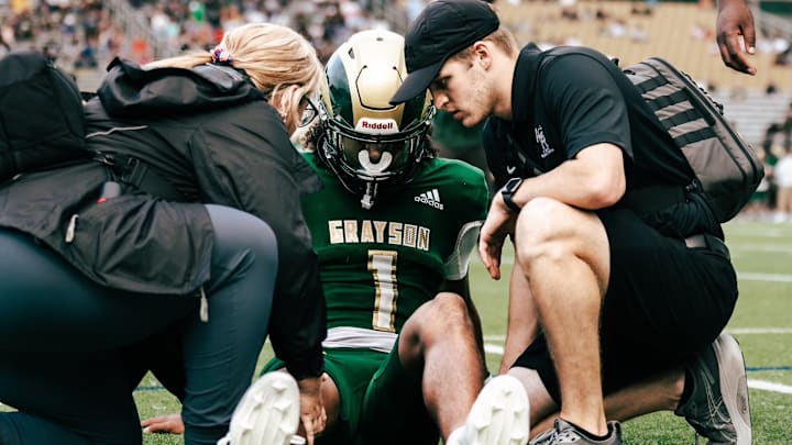 Travis Burgess down with an injury