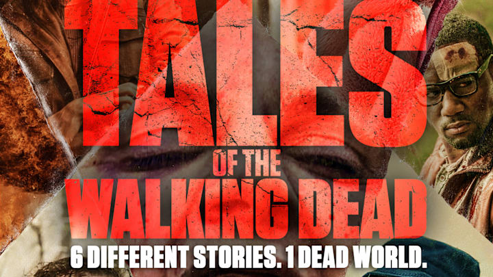 Terry Crews as Joe, Parker Posey as Blair, Jessie T. Usher as Davon, Anthony Edwards as Dr. Everett, Samantha Morton as Dee, Daniella Pineda as Idalia - Tales of the Walking Dead _ Season 1, Key Art - Photo Credit: Curtis Bonds Baker/AMC