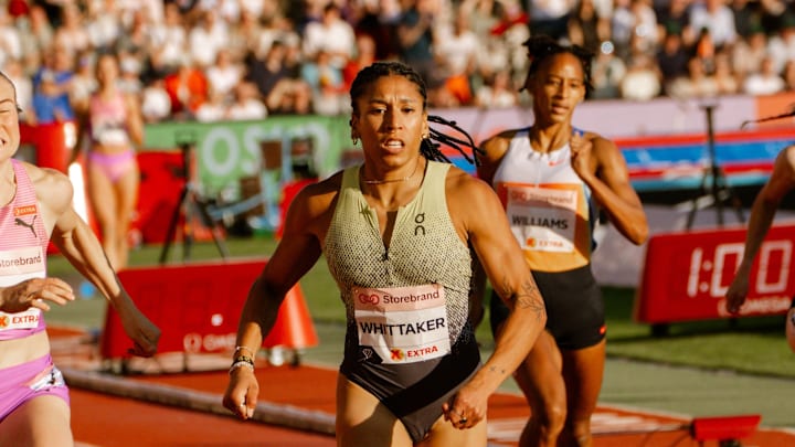 American track star Isabella Whittaker made history for On at the at the Bislett Games in Oslo, Norway. American track star Isabella Whittaker made history for On at the at the Bislett Games in Oslo, Norway.