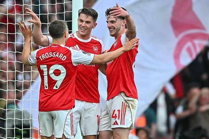 Leandro Trossard, Viktor Gyökeres, Declan Rice