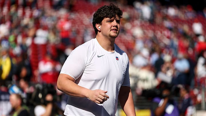 Patriots rookie left tackle had a dreadful game in New England's loss to Seattle in Super Bowl LX.