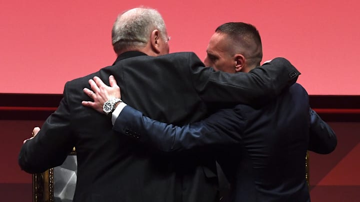 Alte Freunde: Uli Hoeneß (l.) und Franck Ribery (r.)