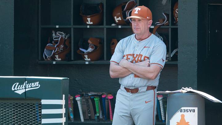 Texas Longhorns head coach Jim Schlossnagle Texas Longhorns head coach Jim Schlossnagle