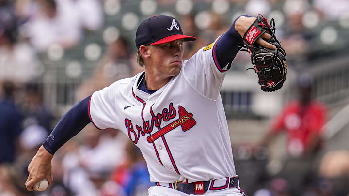 Atlanta Braves starter Hurston Waldrep moves up the prospect ranks and looks ready for prime time. Atlanta Braves starter Hurston Waldrep moves up the prospect ranks and looks ready for prime time.