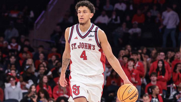 Oct 25, 2026; New York, NY, USA; St. John's Red Storm guard Quinn Ellis (4) brings the ball up court in the second half against the Texas Longhorns at Madison Square Garden. Mandatory Credit: Wendell Cruz-Imagn Images Oct 25, 2026; New York, NY, USA; St. John's Red Storm guard Quinn Ellis (4) brings the ball up court in the second half against the Texas Longhorns at Madison Square Garden. Mandatory Credit: Wendell Cruz-Imagn Images