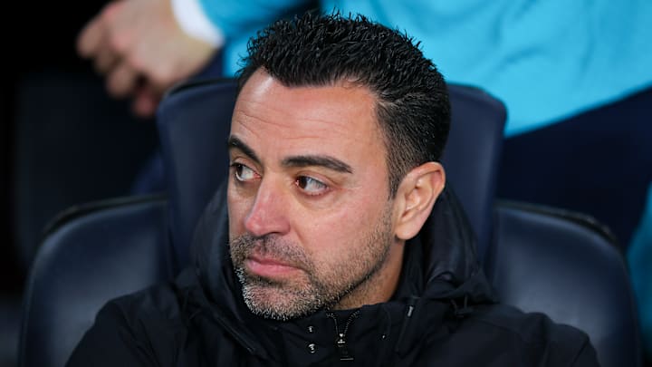 Xavi con el FC Barcelona