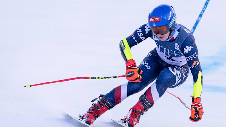 United States skier Mikaela Shiffrin earned her 100th career World Cup victory on Sunday in Italy.