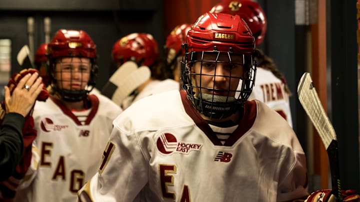 Sammy Taber gets set ahead of matchup with Boston University on November 13, 2025 Sammy Taber gets set ahead of matchup with Boston University on November 13, 2025