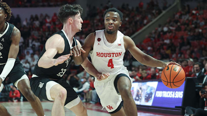 LJ Cryer's points total is set at 16.5 for Houston's Sweet 16 game against Purdue.