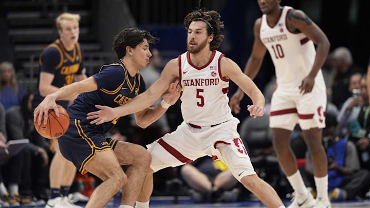 California Golden Bears guard Andrej Stojakovic has entered the portal for the second time, a smooth 6-7 shooting guard, but there's a catch