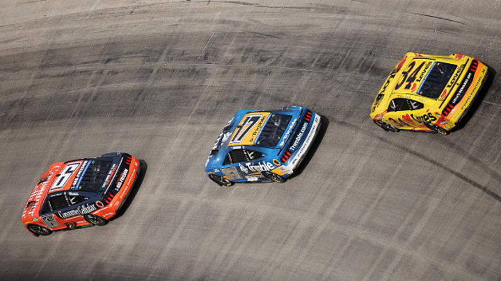 Brad Keselowski, Ryan Preece, Todd Gilliland, Bristol Motor Speedway, NASCAR Brad Keselowski, Ryan Preece, Todd Gilliland, Bristol Motor Speedway, NASCAR