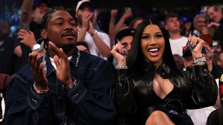 Patriots star wide receiver Stefon Diggs and rapper Cardi B welcomed their first child this month.