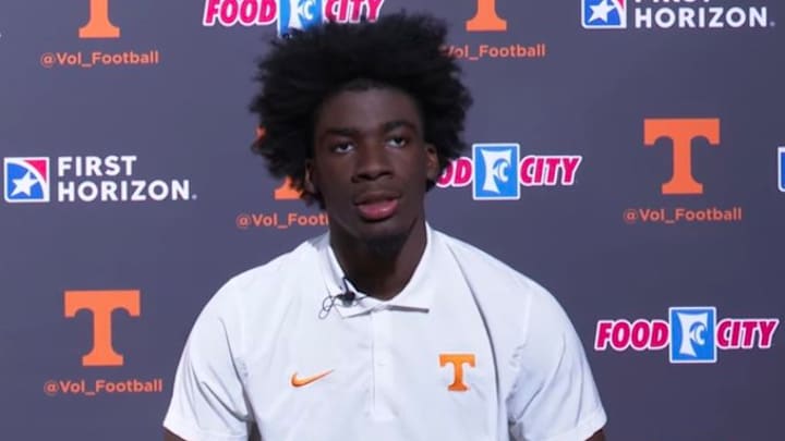 Ty Redmond speaking to reporters. Ty Redmond speaking to reporters.