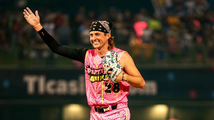 Gillespie after breaking his record for fastest inning ever in Banana Ball history!