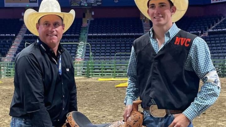 Ty Pope after his 2022 CNFR World Title Ty Pope after his 2022 CNFR World Title