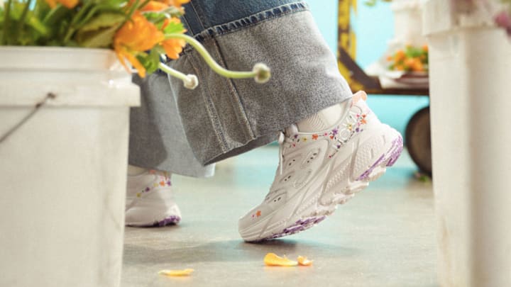 The HOKA Vibrant Bloom Clifton L is back by popular demand.