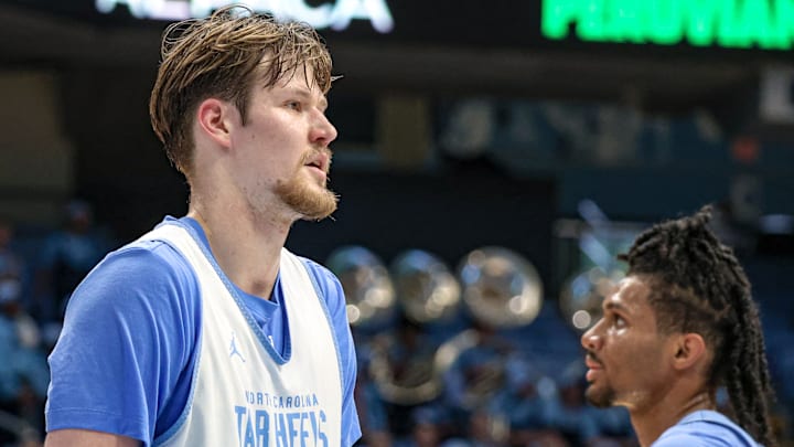 Henri Veesaar at the Blue-White Scrimmage on Oct. 4, 2025. Henri Veesaar at the Blue-White Scrimmage on Oct. 4, 2025.