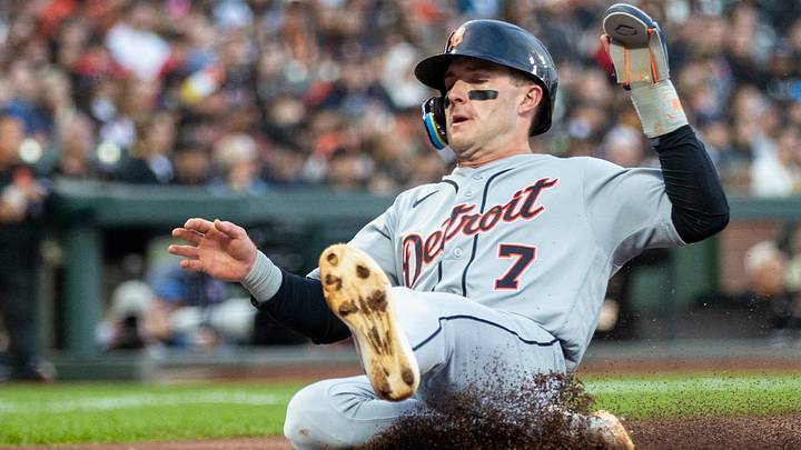 Detroit Tigers third baseman Kevin McGonigle. Detroit Tigers third baseman Kevin McGonigle.