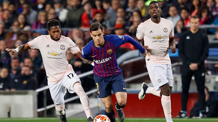 Coutinho, Fred, Pogba e Luis Suárez eram algumas das estrelas que estavam em campo no último duelo entre eles na Inglaterra