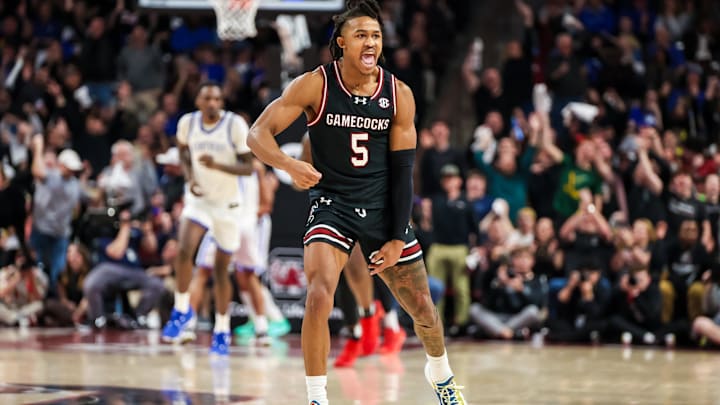 South Carolina basketball guard Meechie Johnson