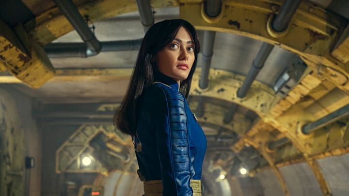 Ella Purnell (Lucy) in Fallout season 1. Ella Purnell (Lucy) in Fallout season 1.