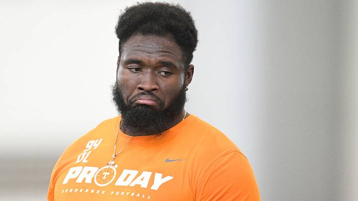 Tennessee defensive lineman Matthew Butler at Tennessee Football Pro Day at Anderson Training Facility in Knoxville, Tenn. on Wednesday, March 30, 2022.
Kns Ut Nfl Draft Tennessee defensive lineman Matthew Butler at Tennessee Football Pro Day at Anderson Training Facility in Knoxville, Tenn. on Wednesday, March 30, 2022.
Kns Ut Nfl Draft