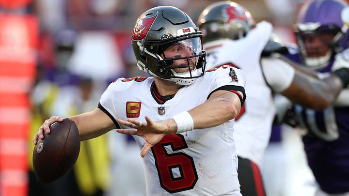 Baker Mayfield and the Buccaneers are underdogs in Carolina.
