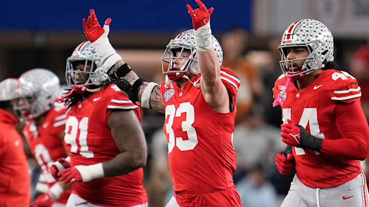 Ohio State's Jack Sawyer Delivers Dagger TD on Strip Sack vs Texas