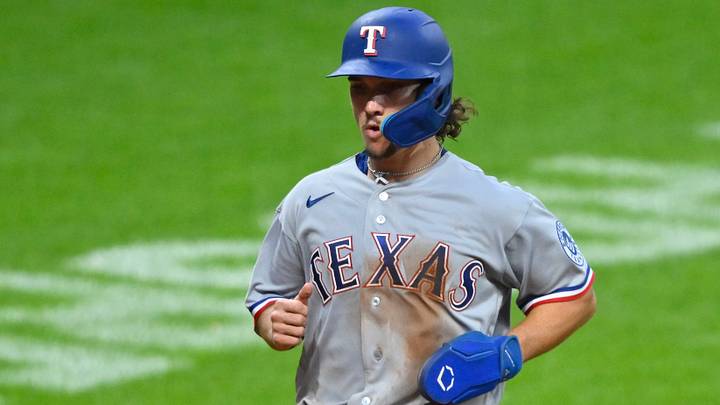 Texas Rangers second baseman Cameron Cauley. Credit: David Richard-Imagn Images Texas Rangers second baseman Cameron Cauley. Credit: David Richard-Imagn Images