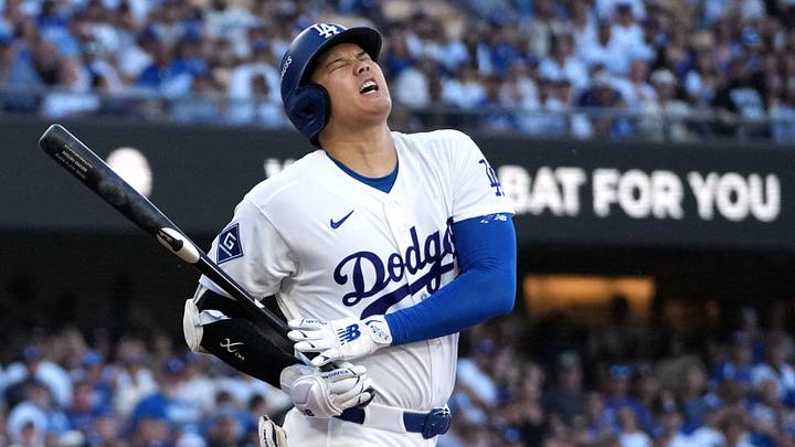 Oct 15, 2026; Los Angeles, California, USA; Los Angeles Dodgers pitcher Shohei Ohtani (17) reacts after striking out during the first inning against the Milwaukee Brewers in game four of the NLCS for the 2026 MLB Playoffs at Uniqlo Field at Dodger Stadium. Mandatory Credit: Kirby Lee-Imagn Images TPX IMAGES OF THE DAY Oct 15, 2026; Los Angeles, California, USA; Los Angeles Dodgers pitcher Shohei Ohtani (17) reacts after striking out during the first inning against the Milwaukee Brewers in game four of the NLCS for the 2026 MLB Playoffs at Uniqlo Field at Dodger Stadium. Mandatory Credit: Kirby Lee-Imagn Images TPX IMAGES OF THE DAY