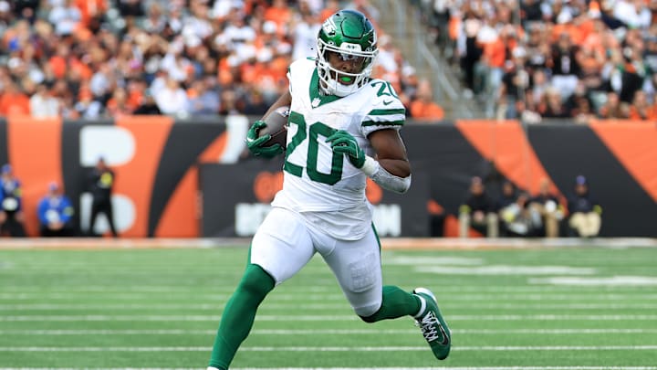 New York Jets running back Breece Hall New York Jets running back Breece Hall