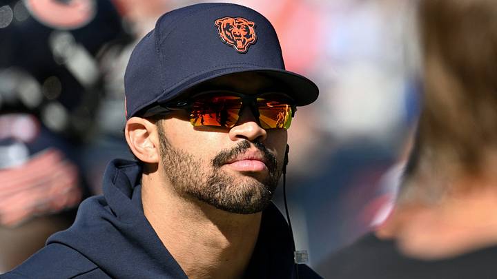 Chicago Bears quarterback Caleb Williams (18) walks on the sideline during the third quarter of their game against the New York Jets at Soldier Field. Mandatory Credit: Matt Marton-Imagn Images Chicago Bears quarterback Caleb Williams (18) walks on the sideline during the third quarter of their game against the New York Jets at Soldier Field. Mandatory Credit: Matt Marton-Imagn Images