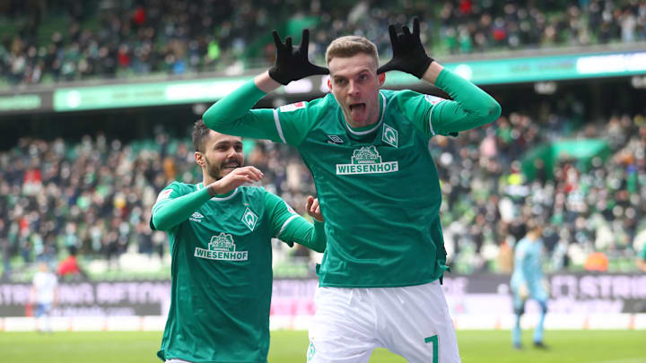 Marvin Ducksch beim Torjubel nach dem 1:0