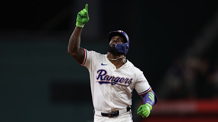 The Phillies signed veteran outfielder Adolis García to a one-year deal The Phillies signed veteran outfielder Adolis García to a one-year deal