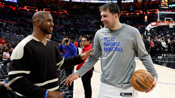 Celebrities At The Los Angeles Clippers Game
