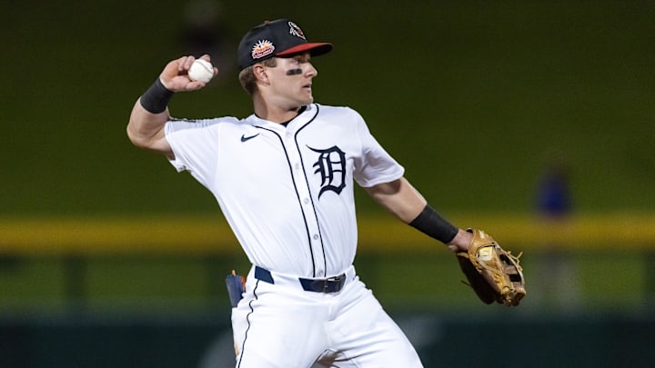 Detroit Tigers shortstop Kevin McGonigle during the Arizona Fall League Fall Stars Game at Sloan Park. 