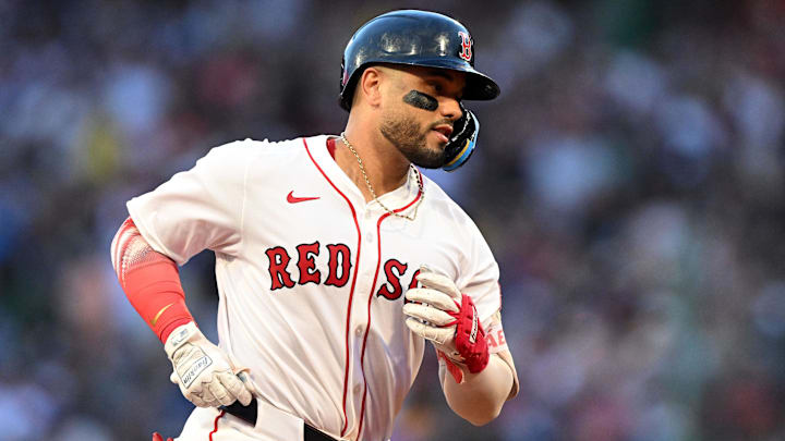Boston Red Sox catcher Carlos Narvaez.