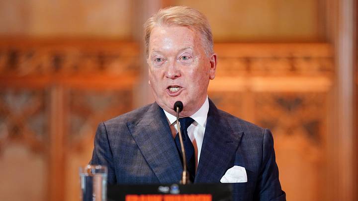 Promoter Frank Warren during a press conference at the Guildhall, London on October 23, 2024.
