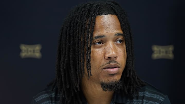 Jul 9, 2025; Frisco, TX, USA; Colorado quarterback Kaidon Salter speaks with the media during 2025 Big 12 Football Media Days at The Star. Mandatory Credit: Raymond Carlin III-Imagn Images Jul 9, 2025; Frisco, TX, USA; Colorado quarterback Kaidon Salter speaks with the media during 2025 Big 12 Football Media Days at The Star. Mandatory Credit: Raymond Carlin III-Imagn Images