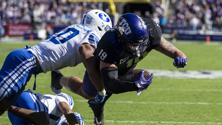 Jared Wiley had eight receiving TDs for TCU in 2023