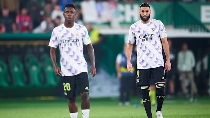 Vinícius Júnior y Karim Benzema deben comandar el ataque de Real Madrid ante el Valladolid en LaLiga