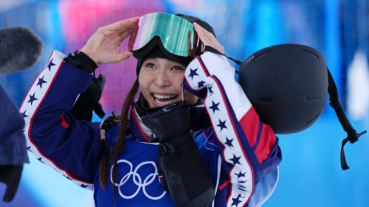 Kim is attempting to grab her third consecutive gold in the women's halfpipe final on Thursday.