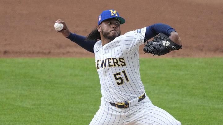 Milwaukee Brewers pitcher Freddy Peralta is a great prop target on Tuesday night.